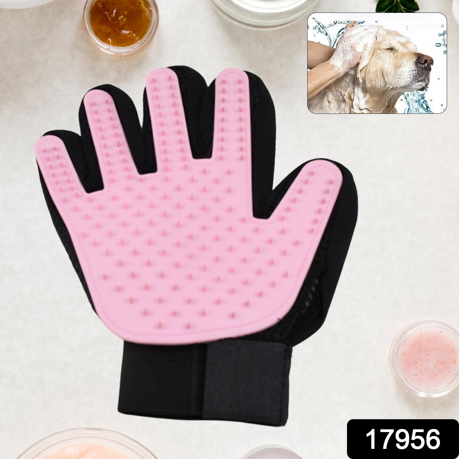 Pink  Gloves, Gloves Bathing Tool (1 Pc) Pink  Gloves, Gloves Bathing Tool (1 Pc)